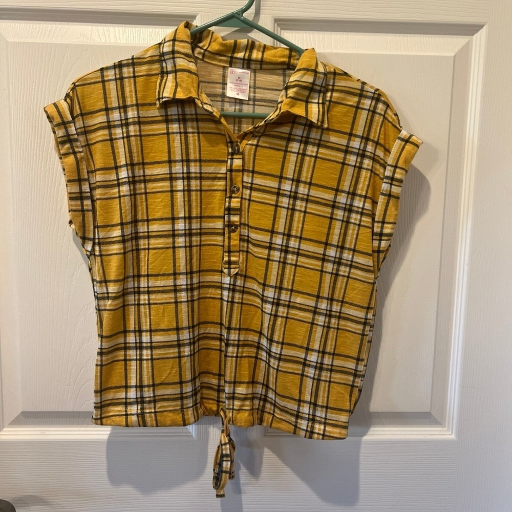 Kids short sleeve flannel